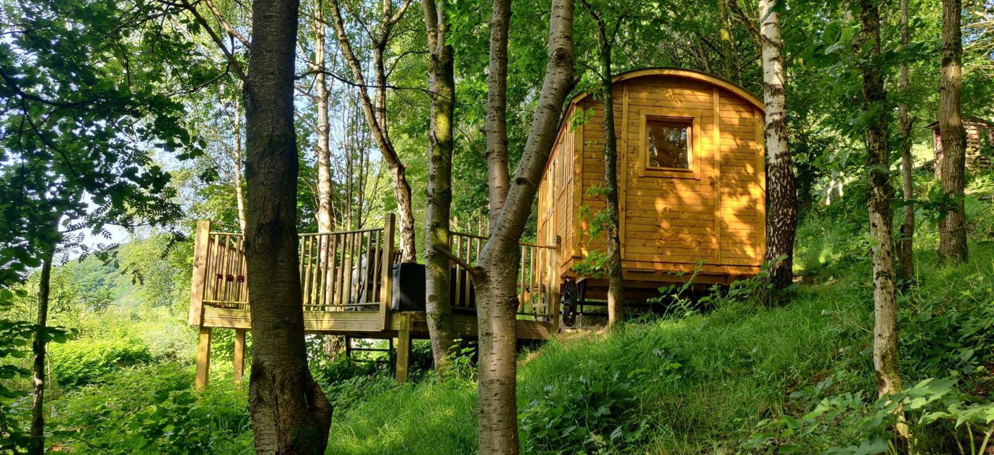 Pike'S Cabin In The Woods Hebden Bridge Exteriör bild