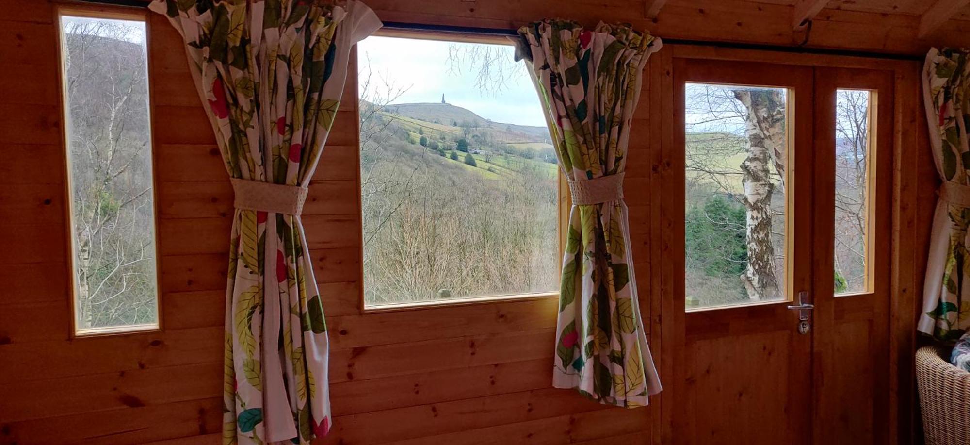 Pike'S Cabin In The Woods Hebden Bridge Exteriör bild